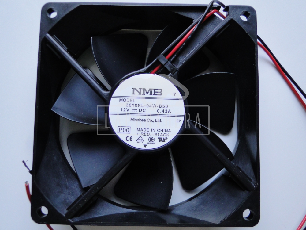 NMB-MAT 3610KL-04W-B50 (92x92x25 mm) with wire,12 VDC