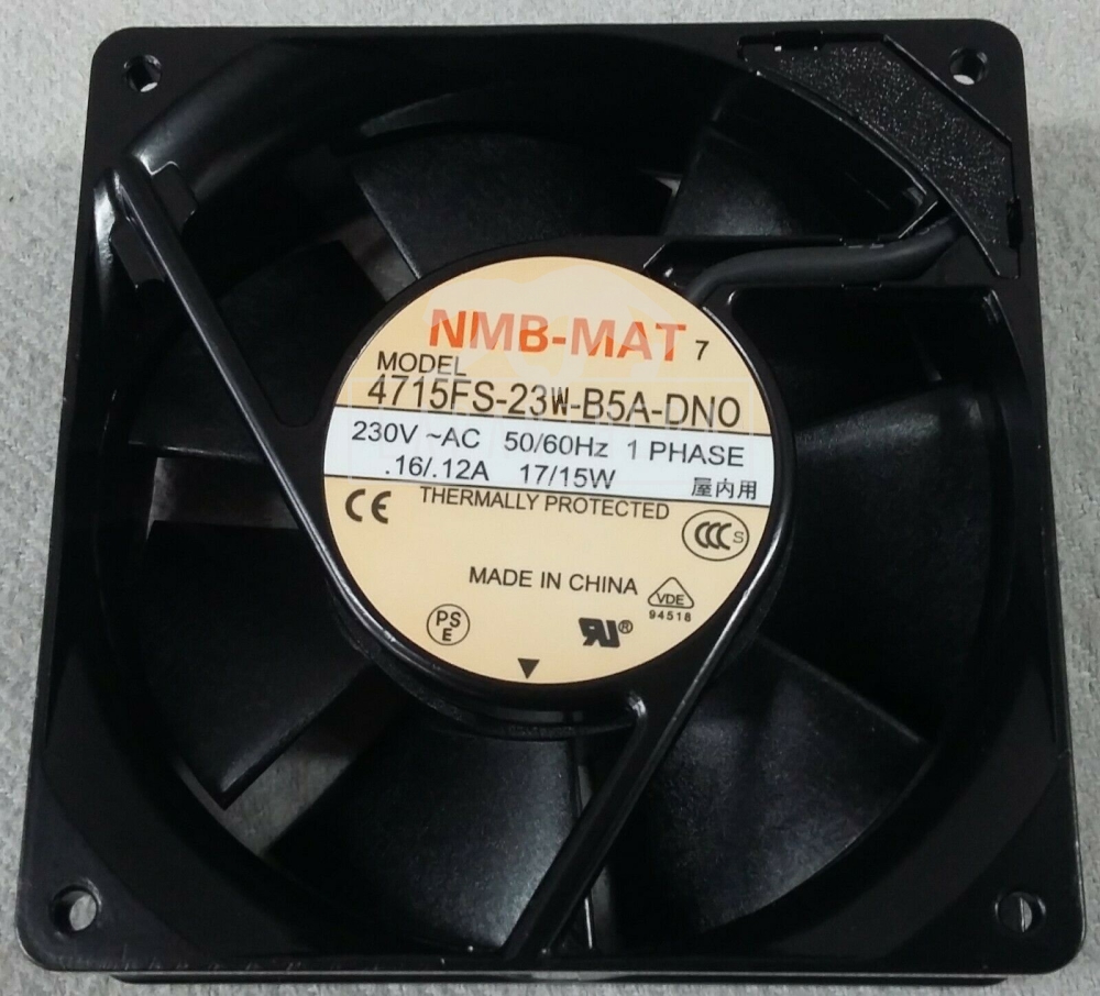 NMB 4715FS-23T-B5A-DN0 ~ 230VAC; 120x120x38mm; 