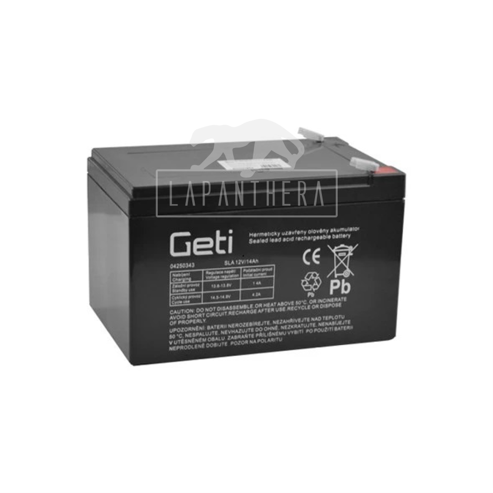 Geti 12V 7.5Ah -zselés akkumulátor