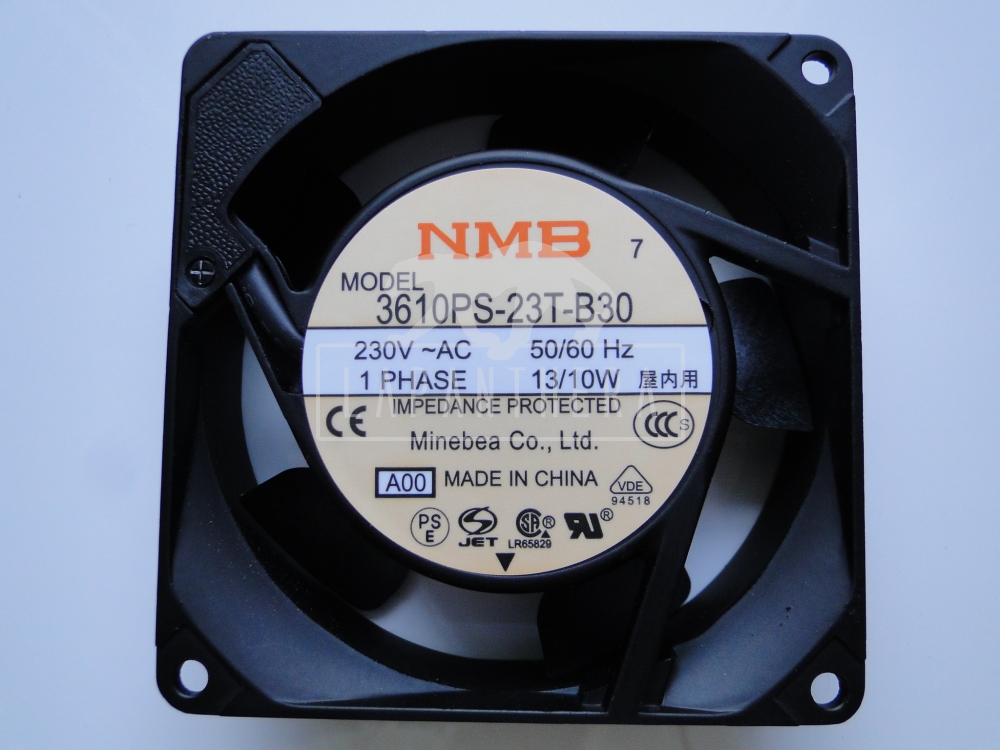 NMB-MAT 3610PS-23T-B30-A00  (92x92x25 mm)-without wires- 230 VAC