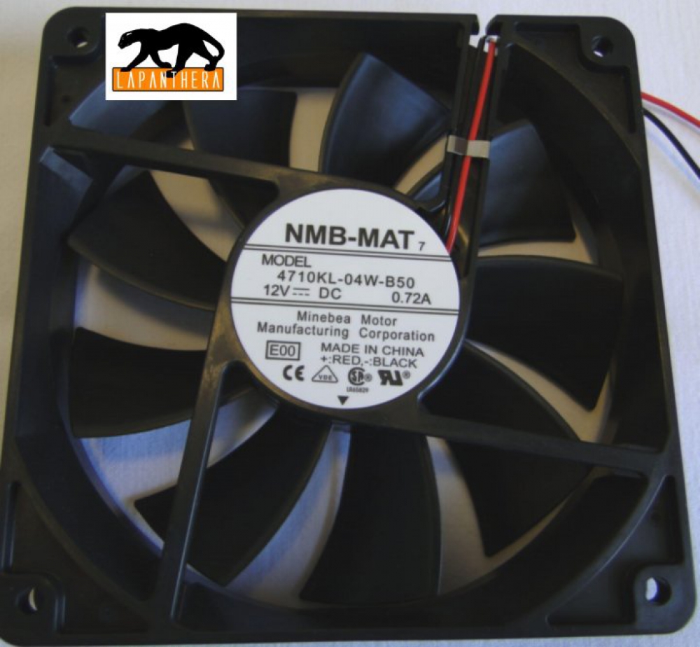 NMB-MAT 4710KL-04W-B50 (120X120X25 mm)-with wire- 12 VDC