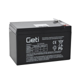 Geti 12V 9Ah -zselés akkumulátor